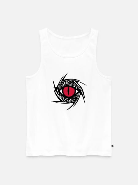 Dragon Eye, dragoneye - Men's Premium Organic Tank Top - white