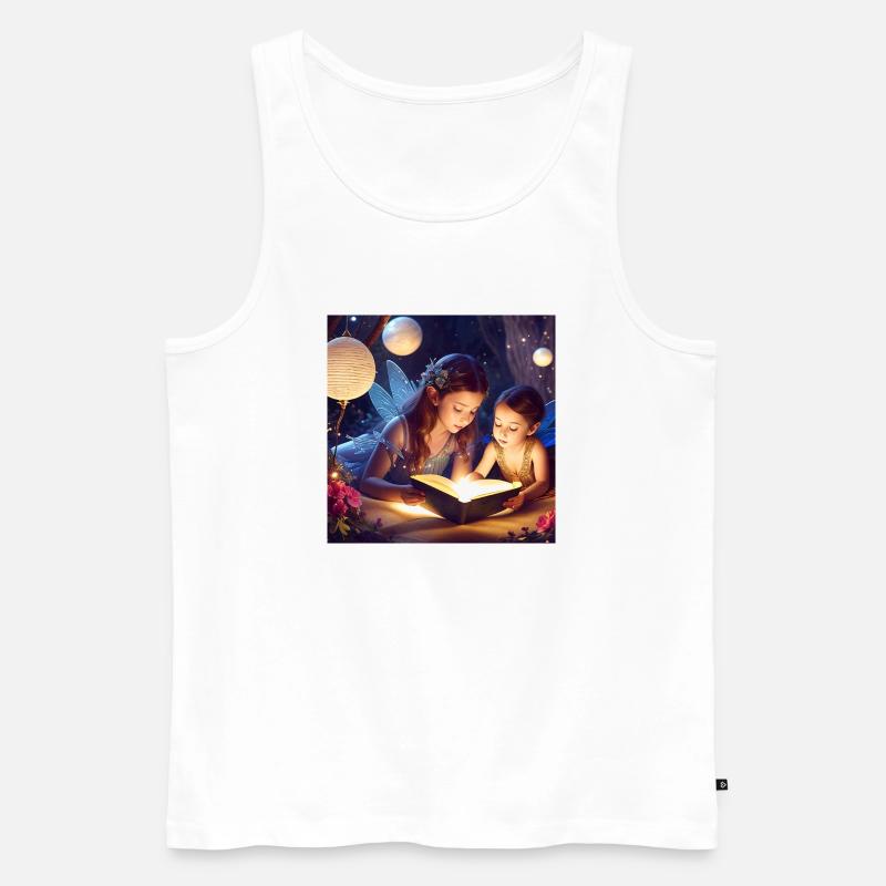 Märchenstunde - Männer Premium Bio Tank Top - Weiß