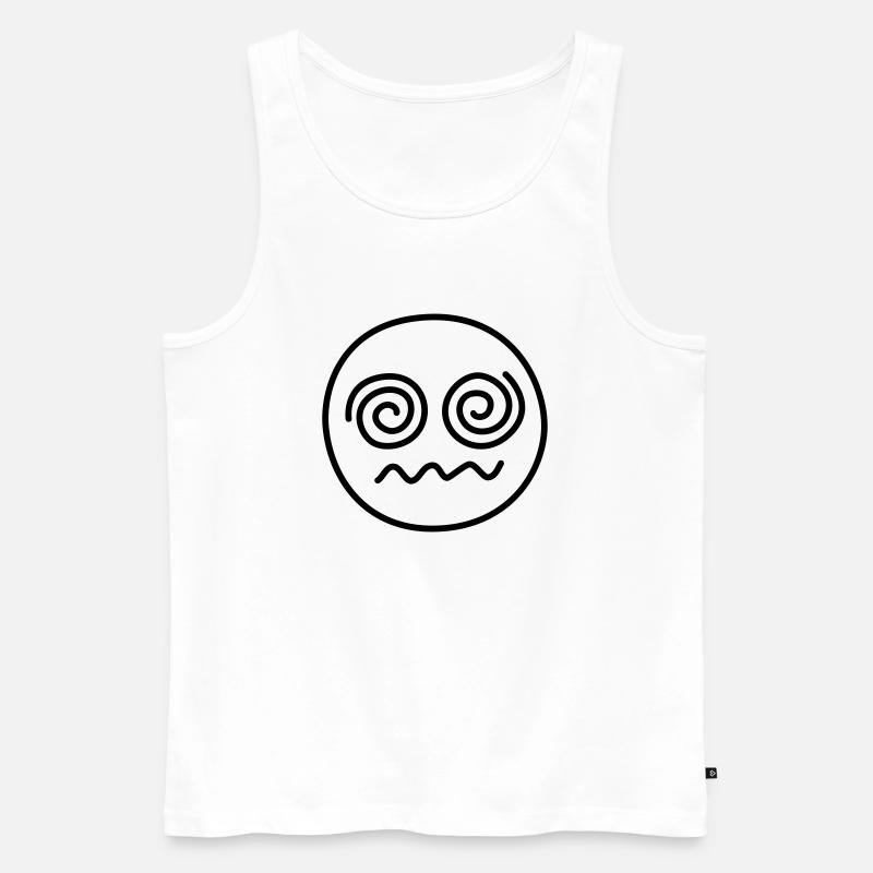 Weird Grinsling - Männer Premium Bio Tank Top - Weiß