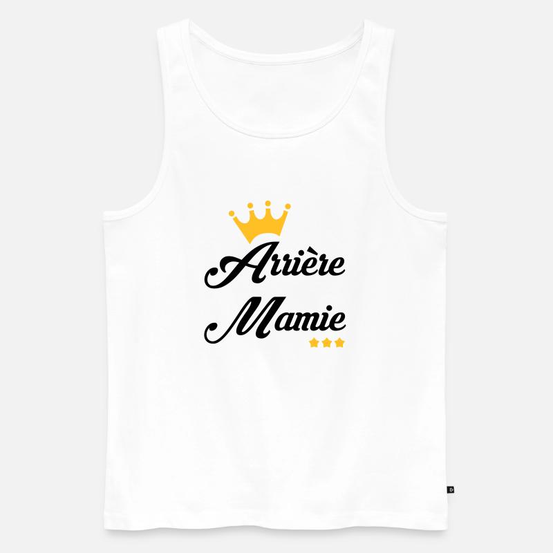 Großmütter / Oma / Mami / Großmutter / Mamy - Männer Premium Bio Tank Top - Weiß