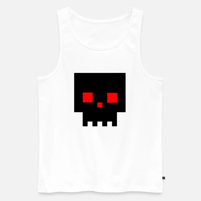 Langweiler - Männer Premium Bio Tank Top - Weiß