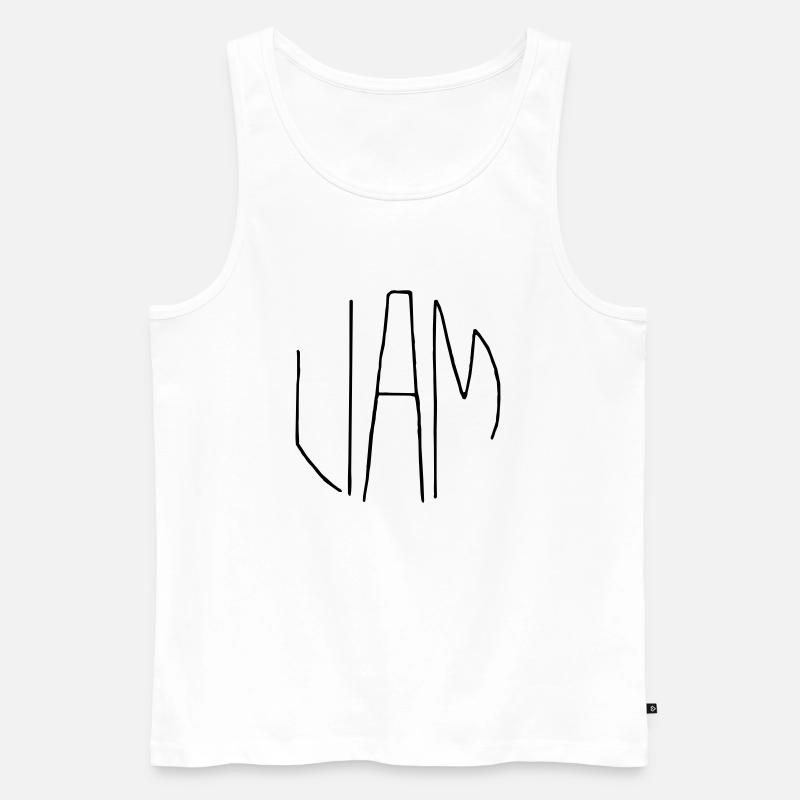 Liam - Männer Premium Bio Tank Top - Weiß