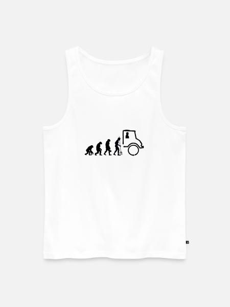 Unimog Evolution - Offroad - Colours editable - Men's Premium Organic Tank Top - white