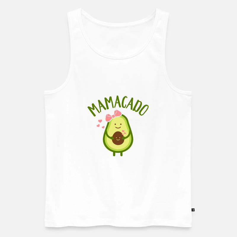 Mama - Männer Premium Bio Tank Top - Weiß
