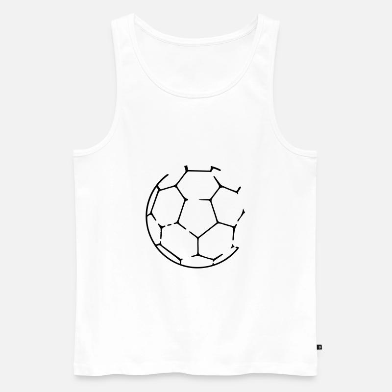 Handball - Männer Premium Bio Tank Top - Weiß