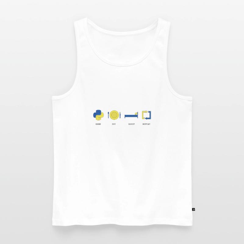 CODER PYTHON LIFE Men's Premium Organic Tank Top