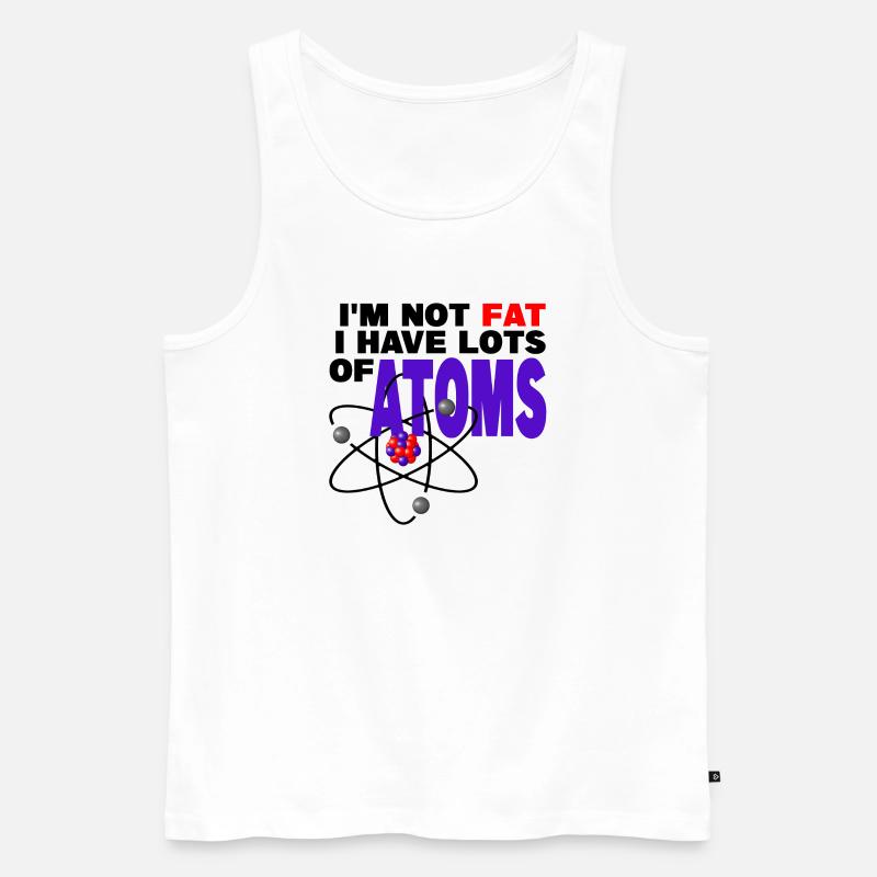 Atomares Regime - Männer Premium Bio Tank Top - Weiß