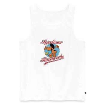 Sejerlännr Dilldappe - Männer Premium Bio Tank Top - Weiß - Vorne - Michal (187cm)