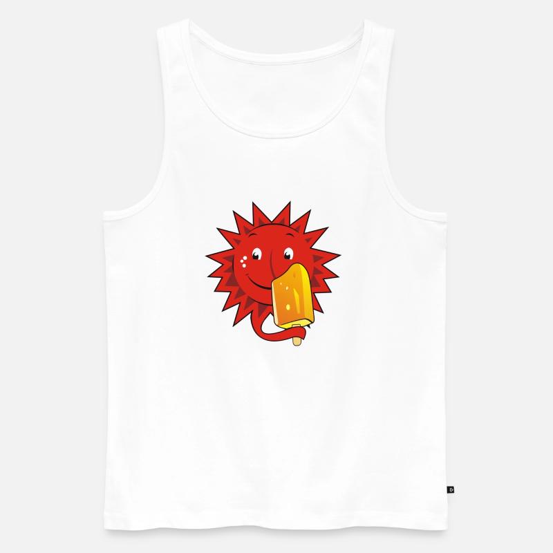Nah bei dir - Männer Premium Bio Tank Top - Weiß