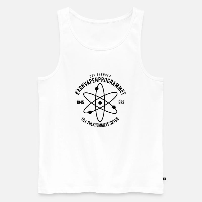 Das schwedische Atomwaffenprogramm - Männer Premium Bio Tank Top - Weiß