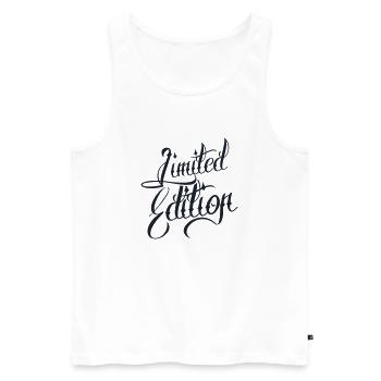 Limited Edition Tattoo - Men's Premium Organic Tank Top - white - Front - Michal (187cm)