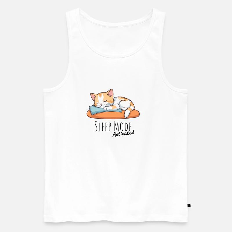 Sleep Mode Activated - Männer Premium Bio Tank Top - Weiß