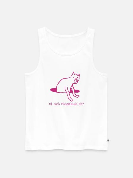 Ist noch Pampelmuse da? - Männer Premium Bio Tank Top - Weiß