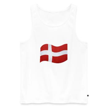 Danemark - Débardeur bio Premium Homme - blanc - Devant - Michal (187cm)