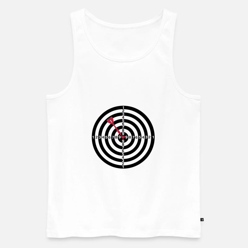LovedART - Männer Premium Bio Tank Top - Weiß