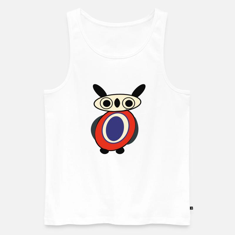 Baumschnupper - Männer Premium Bio Tank Top - Weiß