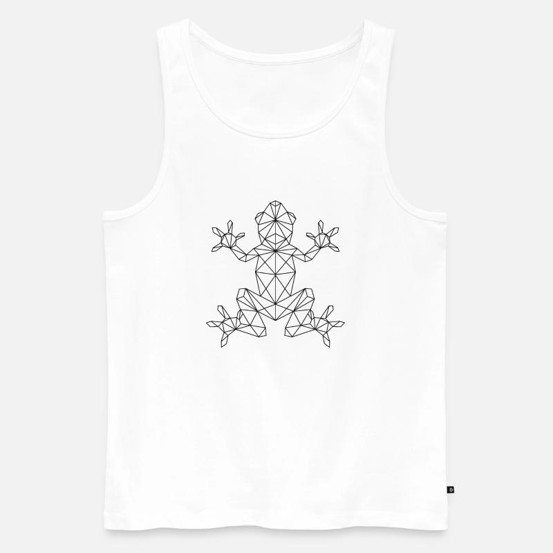 Frosch - Männer Premium Bio Tank Top - Weiß