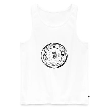 Bad Ems Burg Pferd Gulli Gully Geschenk Reiter - Männer Premium Bio Tank Top - Weiß - Vorne - Michal (187cm)