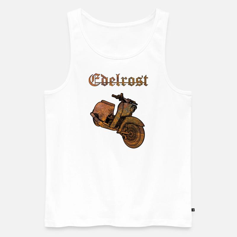 Edelrost // Schwalbe - Männer Premium Bio Tank Top - Weiß