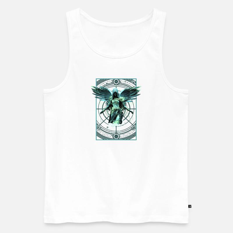 Eternal Wing - Männer Premium Bio Tank Top - Weiß