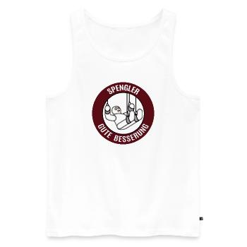 Gute Besserung Spengler Alles Gute Gesundheit - Männer Premium Bio Tank Top - Weiß - Vorne - Michal (187cm)