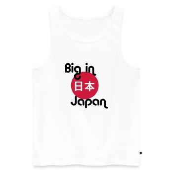Big In Japan - Débardeur bio Premium Homme - blanc - Devant - Michal (187cm)