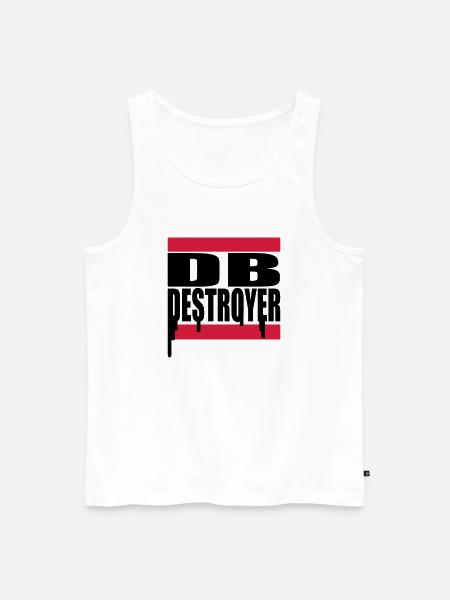 db_2f_2 - Männer Premium Bio Tank Top - Weiß