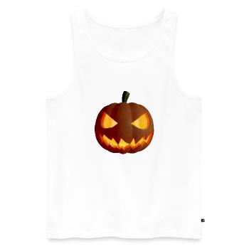 Halloween - Débardeur bio Premium Homme - blanc - Devant - Michal (187cm)