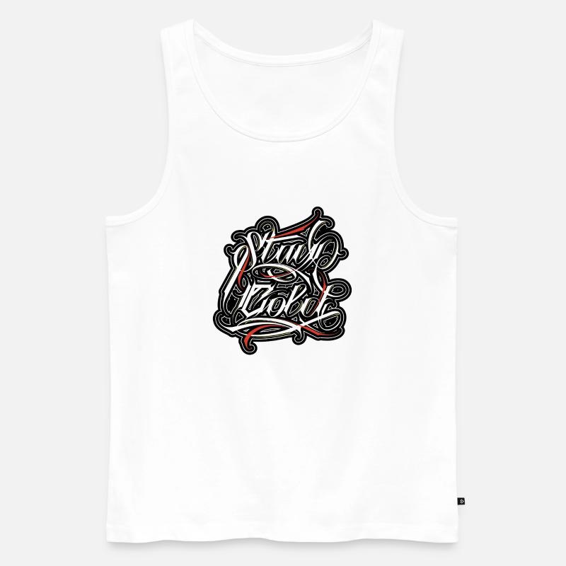 Bleiben Sie kalt - Männer Premium Bio Tank Top - Weiß