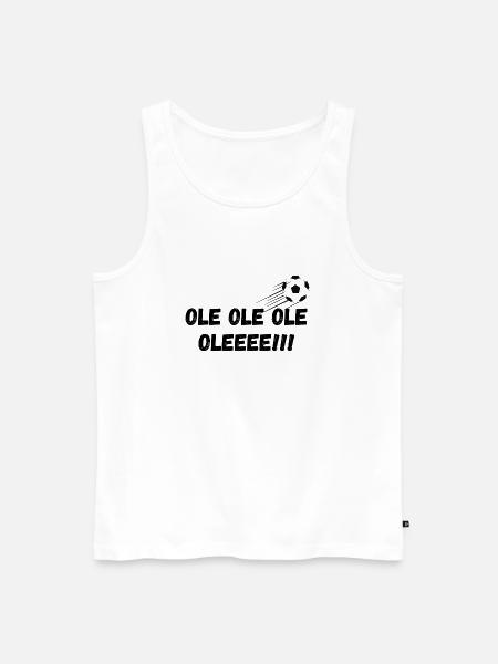 Ole Oleee - Männer Premium Bio Tank Top - Weiß
