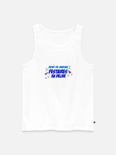 Freuden - Männer Premium Bio Tank Top - Weiß