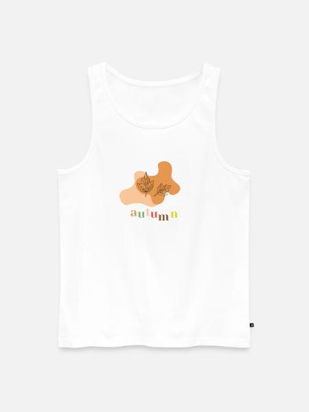 Autumn - Männer Premium Bio Tank Top - Weiß