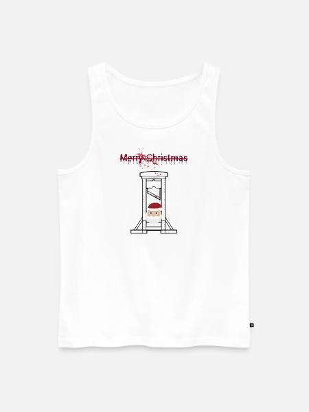 Merry Christmas - Männer Premium Bio Tank Top - Weiß