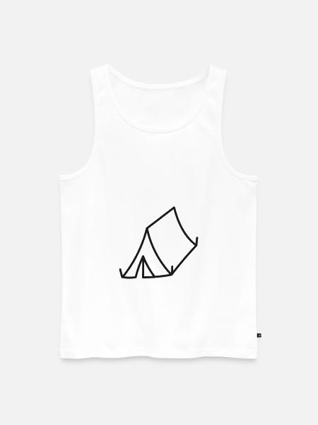 Tente - Débardeur bio Premium Homme - blanc