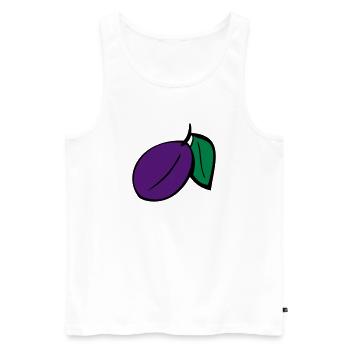 Prune - Débardeur bio Premium Homme - blanc - Devant - Michal (187cm)
