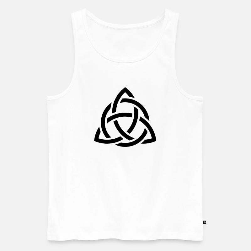 Celtic Knot - Männer Premium Bio Tank Top - Weiß