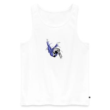 Judo - Débardeur bio Premium Homme - blanc - Devant - Michal (187cm)