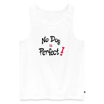 Funny gifts for dog lovers - Men's Premium Organic Tank Top - white - Front - Michal (187cm)