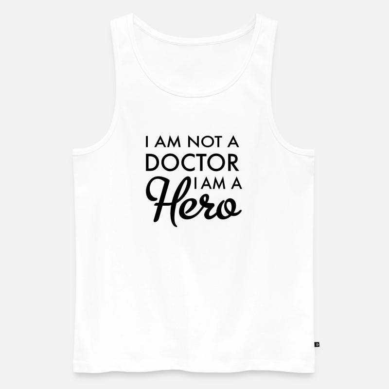 Arzt - Männer Premium Bio Tank Top - Weiß