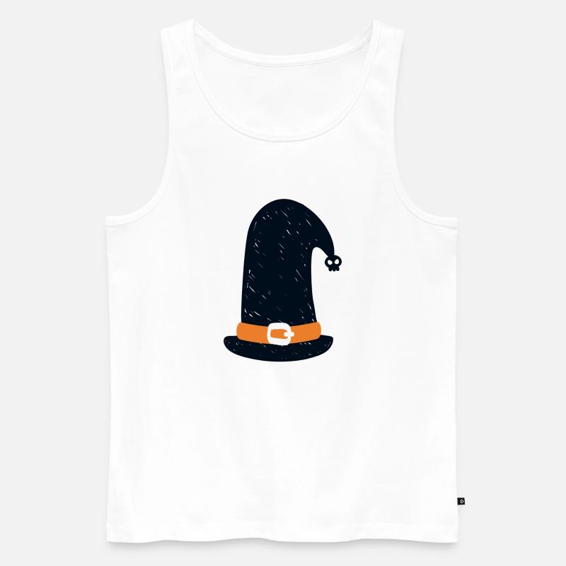 hexenhut - Männer Premium Bio Tank Top - Weiß