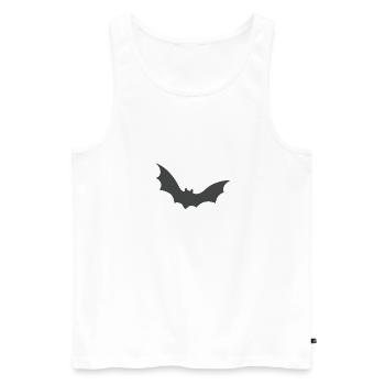 Bat, Halloween, Robin, Horror - Men's Premium Organic Tank Top - white - Front - Michal (187cm)