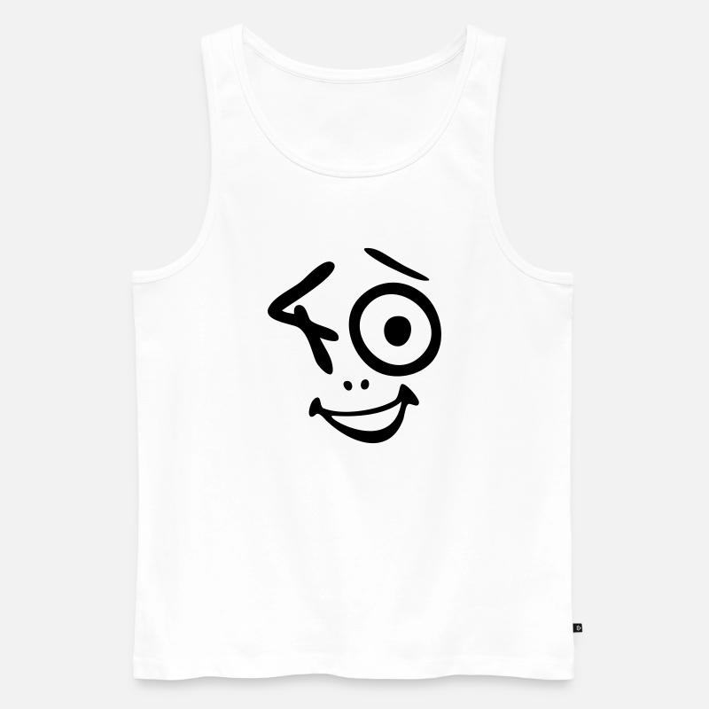 Toll, 40 Jahre ! - Männer Premium Bio Tank Top - Weiß