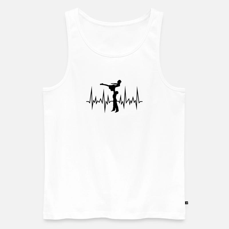 wave-dancing - Männer Premium Bio Tank Top - Weiß