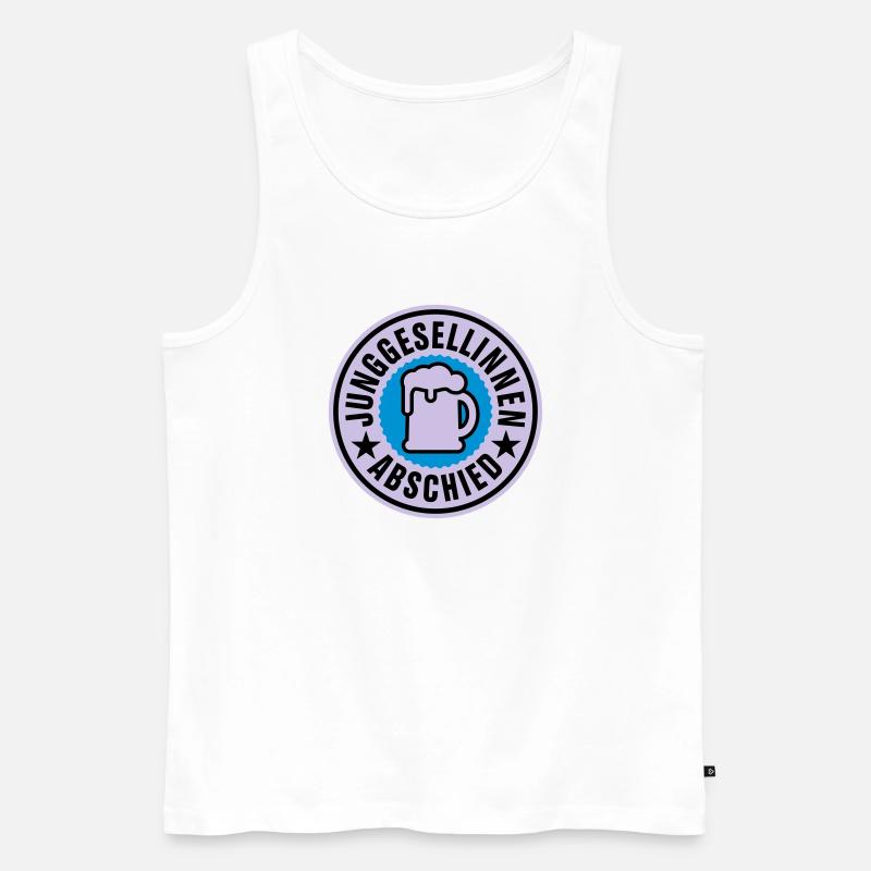 Junggesellinnen Abschied - Männer Premium Bio Tank Top - Weiß