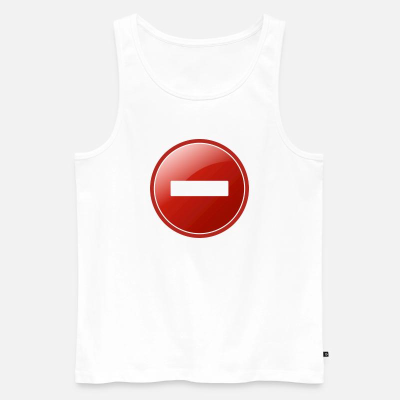 remove - Männer Premium Bio Tank Top - Weiß