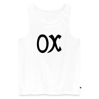 araber - Männer Premium Bio Tank Top - Weiß - Vorne - AI Model Male 178 light (178cm)