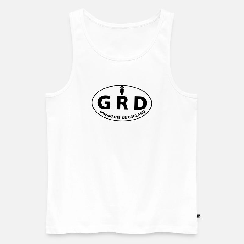 GRD - Männer Premium Bio Tank Top - Weiß