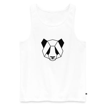 Panda - Débardeur bio Premium Homme - blanc - Devant - Michal (187cm)