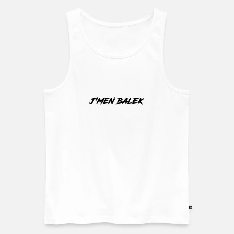 Ich bin Balek - Männer Premium Bio Tank Top - Weiß