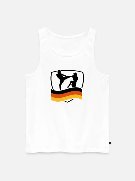 deutschland_kampfsport_1 - Männer Premium Bio Tank Top - Weiß
